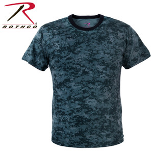 Rothco Digital Camo T-Shirt Midnight Digital Camo Size 2XL