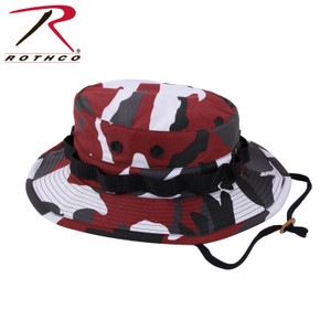 Rothco Camo Boonie Hat Red Camo Size 7 1/2 Rothco Camo Boonie Hat Red Camo Size 7 1/2