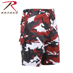 Rothco Colored Camo BDU Shorts Red Camo Size L Rothco Colored Camo BDU Shorts Red Camo Size L