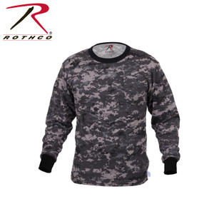 Rothco Long Sleeve Digital Camo T-Shirt Subdued Urban Digital Camo Size 2XL Rothco Long Sleeve Digital Camo T-Shirt Subdued Urban Digital Camo Size 2XL
