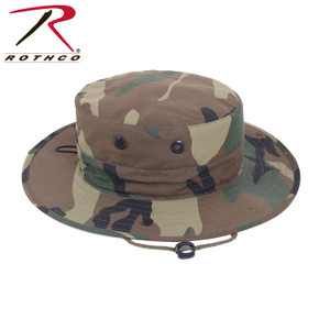 Rothco Adjustable Boonie Hat Woodland Camo Size One Size Rothco Adjustable Boonie Hat Woodland Camo Size One Size