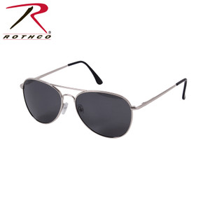 Rothco 58mm Polarized Sunglasses Chrome / Smoke Rothco 58mm Polarized Sunglasses Chrome / Smoke