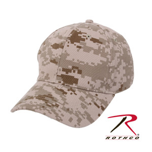 Rothco Camo Supreme Low Profile Cap Desert Digital Camo Size One Size Rothco Camo Supreme Low Profile Cap Desert Digital Camo Size One Size