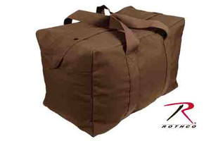Rothco Canvas Parachute Cargo Bag Earth Brown Rothco Canvas Parachute Cargo Bag Earth Brown