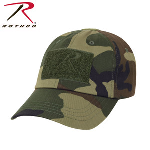 Rothco Tactical Operator Cap Woodland Camo Size One Size Rothco Tactical Operator Cap Woodland Camo Size One Size