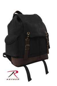 Rothco Vintage Expedition Rucksack Black Rothco Vintage Expedition Rucksack Black