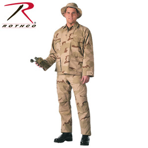 Rothco Tri-Color Desert SWAT Cloth BDU Pants Size S Rothco Tri-Color Desert SWAT Cloth BDU Pants Size S