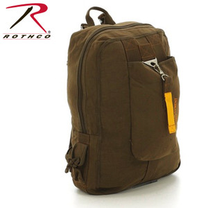 Rothco Vintage Canvas Flight Bag Brown