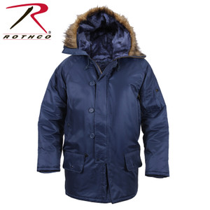 Rothco N-3B Parka Navy Blue Size S Rothco N-3B Parka Navy Blue Size S