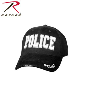 Rothco Deluxe Police Low Profile Cap Black Rothco Deluxe Police Low Profile Cap Black