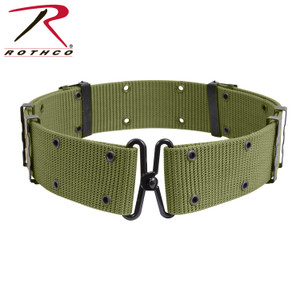 Rothco GI Style Pistol Belt With Metal Buckles Olive Drab Size L Rothco GI Style Pistol Belt With Metal Buckles Olive Drab Size L