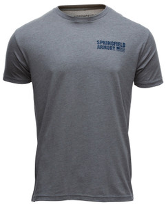 SPG GEP7125S  MENS SA AM FLAG  TSHIRT GRAY    SM