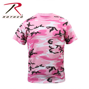 Rothco Color Camo T-Shirts Pink Camo Size L Rothco Color Camo T-Shirts Pink Camo Size L
