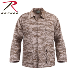 Rothco Digital Camo BDU Shirts Desert Digital Camo Size M Rothco Digital Camo BDU Shirts Desert Digital Camo Size M