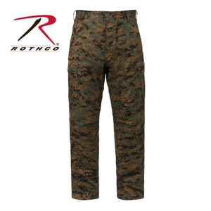 Rothco Digital Camo Tactical BDU Pants  Woodland Digital Camo Size M - Long