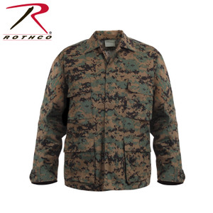 Rothco Digital Camo BDU Shirts Woodland Digital Camo Size XL