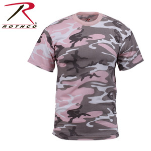 Rothco Color Camo T-Shirts Subdued Pink Camo Size M Rothco Color Camo T-Shirts Subdued Pink Camo Size M