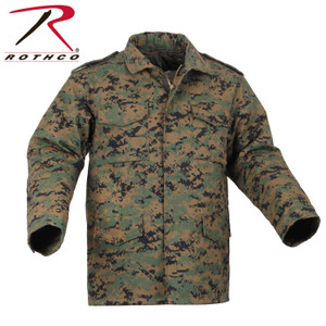 Rothco Camo M-65 Field Jacket Woodland Digital Camo Size 2XL Rothco Camo M-65 Field Jacket Woodland Digital Camo Size 2XL