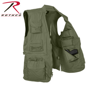 Rothco Plainclothes Concealed Carry Vest Olive Drab Size L