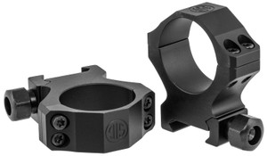 SIG SOA10013  ALPHA1 RINGS 30MM HIGH ALUM MAT BLK SIG SOA10013  ALPHA1 RINGS 30MM HIGH ALUM MAT BLK