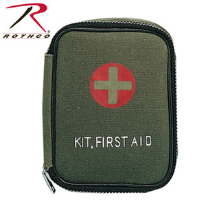 Rothco Military Zipper First Aid Kit Pouch Olive Drab Rothco Military Zipper First Aid Kit Pouch Olive Drab