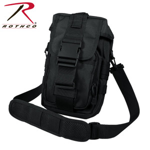 Rothco Flexipack MOLLE Tactical Shoulder Bag Black Rothco Flexipack MOLLE Tactical Shoulder Bag Black