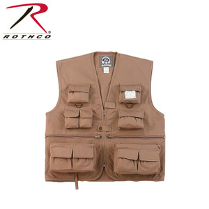Rothco Kids Uncle Milty Travel Vest Khaki Size S Rothco Kids Uncle Milty Travel Vest Khaki Size S