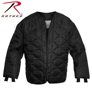 Rothco M-65 Field Jacket Liner Black Size L Rothco M-65 Field Jacket Liner Black Size L