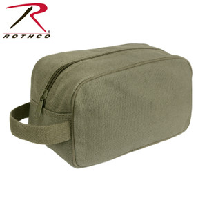 Rothco Canvas Travel Kit Olive Drab Size One Size Rothco Canvas Travel Kit Olive Drab Size One Size