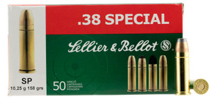 S&B SB38C 38 SP 158 SP 50/20 S&B SB38C 38 SP 158 SP 50/20