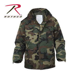 Rothco Camo M-65 Field Jacket Woodland Camo Size M Rothco Camo M-65 Field Jacket Woodland Camo Size M
