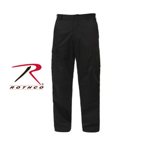 Rothco Tactical BDU Cargo Pants Black Size 4XL (51"-55" Waist) Rothco Tactical BDU Cargo Pants Black Size 4XL (51"-55" Waist)