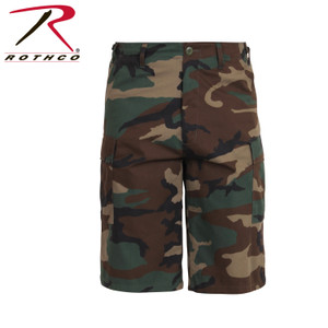 Rothco Long Length Camo BDU Shorts Woodland Camo Size 2XL Rothco Long Length Camo BDU Shorts Woodland Camo Size 2XL
