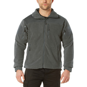 Rothco Spec Ops Tactical Fleece Jacket Charcoal Grey Size S Rothco Spec Ops Tactical Fleece Jacket Charcoal Grey Size S