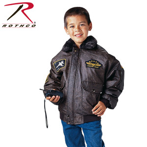 Rothco Kids WWII Aviator Flight Jacket Size L Rothco Kids WWII Aviator Flight Jacket Size L