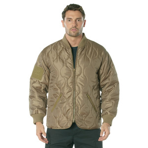Rothco Concealed Carry Quilted Woobie Jacket Coyote Brown Size 2XL Rothco Concealed Carry Quilted Woobie Jacket Coyote Brown Size 2XL