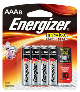 ENERGIZER E92MP-8    AAA 24PK/CS 8PK BATTERY