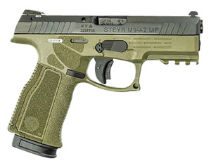 STEYR 78.225.2H0 M9A2MF 9MM 4IN 17R O-GRN STEYR 78.225.2H0 M9A2MF 9MM 4IN 17R O-GRN
