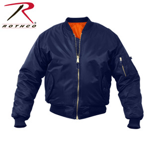 Rothco MA-1 Flight Jacket Navy Blue Size 3XL Rothco MA-1 Flight Jacket Navy Blue Size 3XL