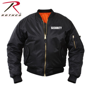 Rothco MA-1 Flight Jacket With Security Print Size XL Rothco MA-1 Flight Jacket With Security Print Size XL