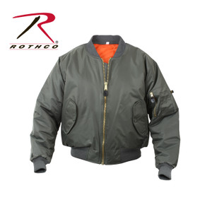 Rothco Kids MA-1 Flight Jackets Sage Green Size L Rothco Kids MA-1 Flight Jackets Sage Green Size L