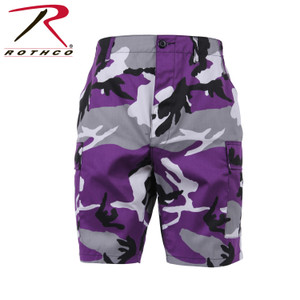 Rothco Colored Camo BDU Shorts Ultra Violet Camo Size S Rothco Colored Camo BDU Shorts Ultra Violet Camo Size S