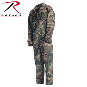 Rothco Flightsuits Woodland Camo Size S Rothco Flightsuits Woodland Camo Size S