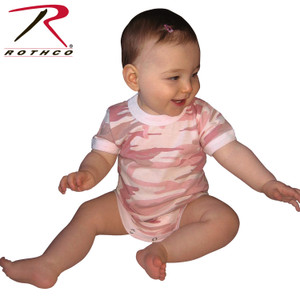 Rothco Infant Camo One-piece Baby Pink Camo Size 12 - 18 Months Rothco Infant Camo One-piece Baby Pink Camo Size 12 - 18 Months