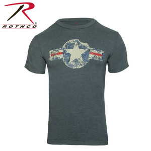 Rothco Vintage Army Air Corps T-Shirt Blue Size L Rothco Vintage Army Air Corps T-Shirt Blue Size L