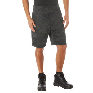 Rothco Midnight Camo BDU Shorts Midnight Black Camo Size M