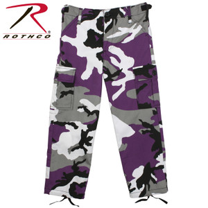 Rothco Kids Cargo Pants Ultra Violet Camo Size XXS Rothco Kids Cargo Pants Ultra Violet Camo Size XXS