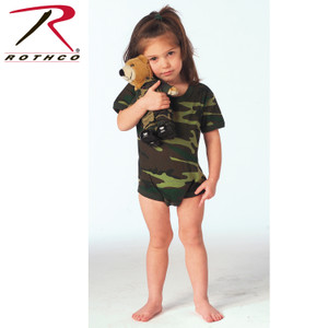 Rothco Infant Camo One-piece Woodland Camo Size 9 - 12 Months Rothco Infant Camo One-piece Woodland Camo Size 9 - 12 Months