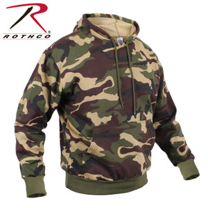 Rothco Camo Pullover Hooded Sweatshirt Woodland Camo Size 2XL Rothco Camo Pullover Hooded Sweatshirt Woodland Camo Size 2XL