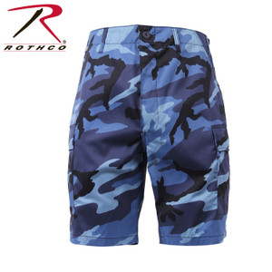 Rothco Colored Camo BDU Shorts Sky Blue Camo Size XL Rothco Colored Camo BDU Shorts Sky Blue Camo Size XL